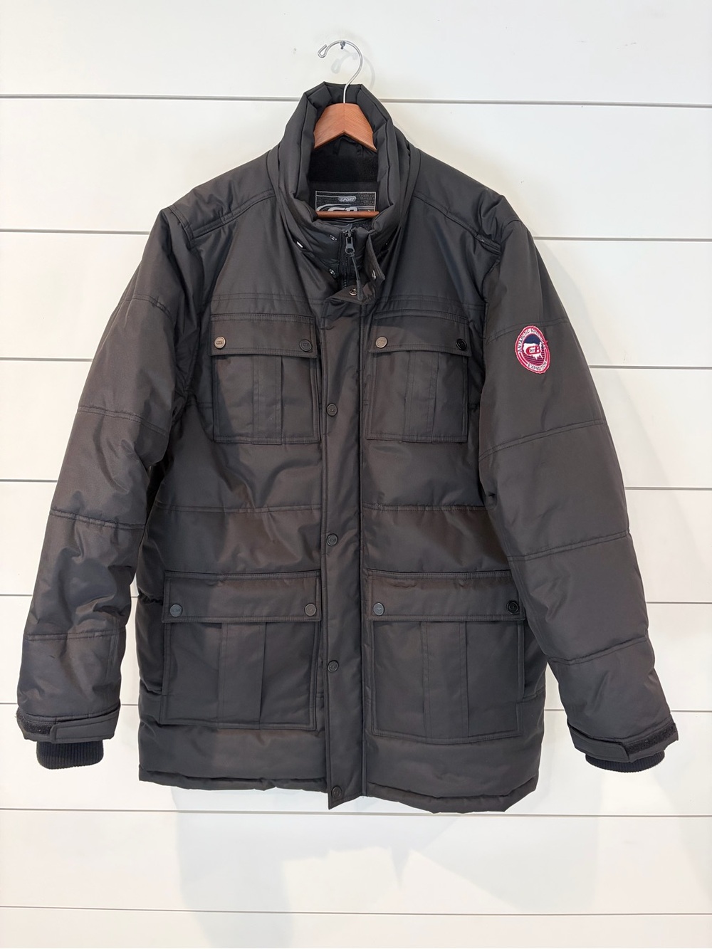 CB Sports XL Black Heavy Expedition Jacket Gorpcore Utility Puffer Coat